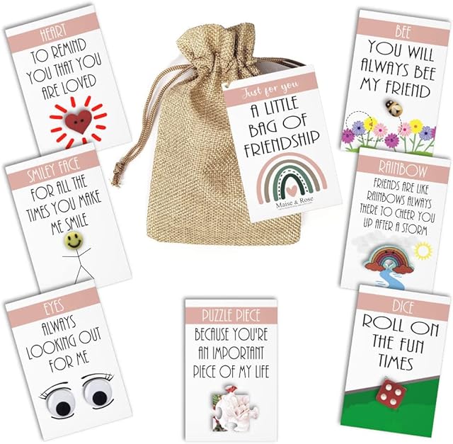 Gift For Friend-Thoughtful Friendship Gift-Little Bag Of Friendship Gift-Best Friend Present-Special Friend Gift-FB1