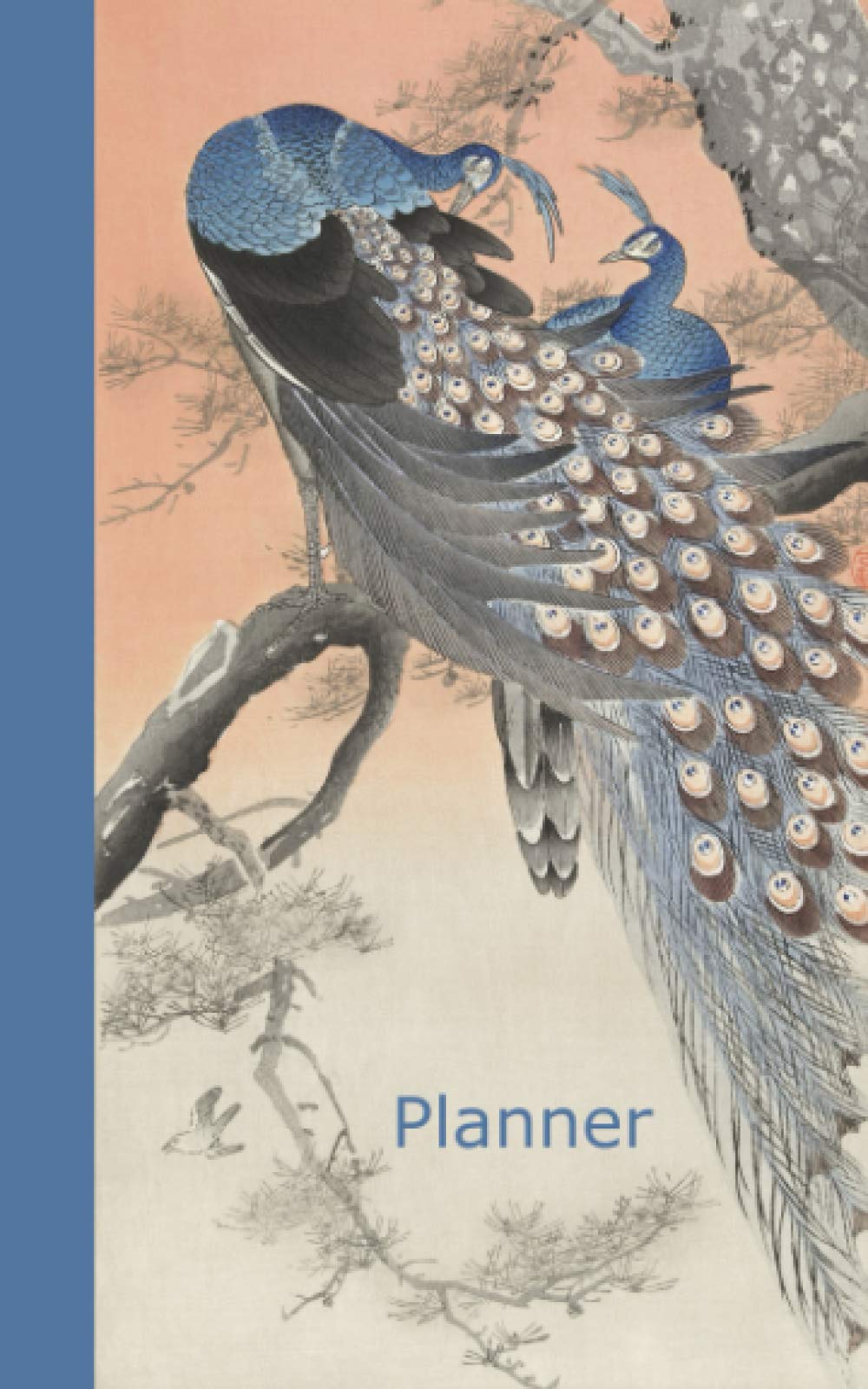 The Art of Life - Peacocks by Ohara Koson Lifedesign SMALL Undated Weekly DotGrid PLANNER
