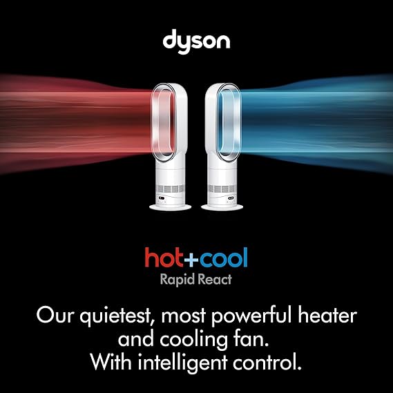 Dyson Hot+CoolTM HF1 Rapid React heater fan (White/Silver)