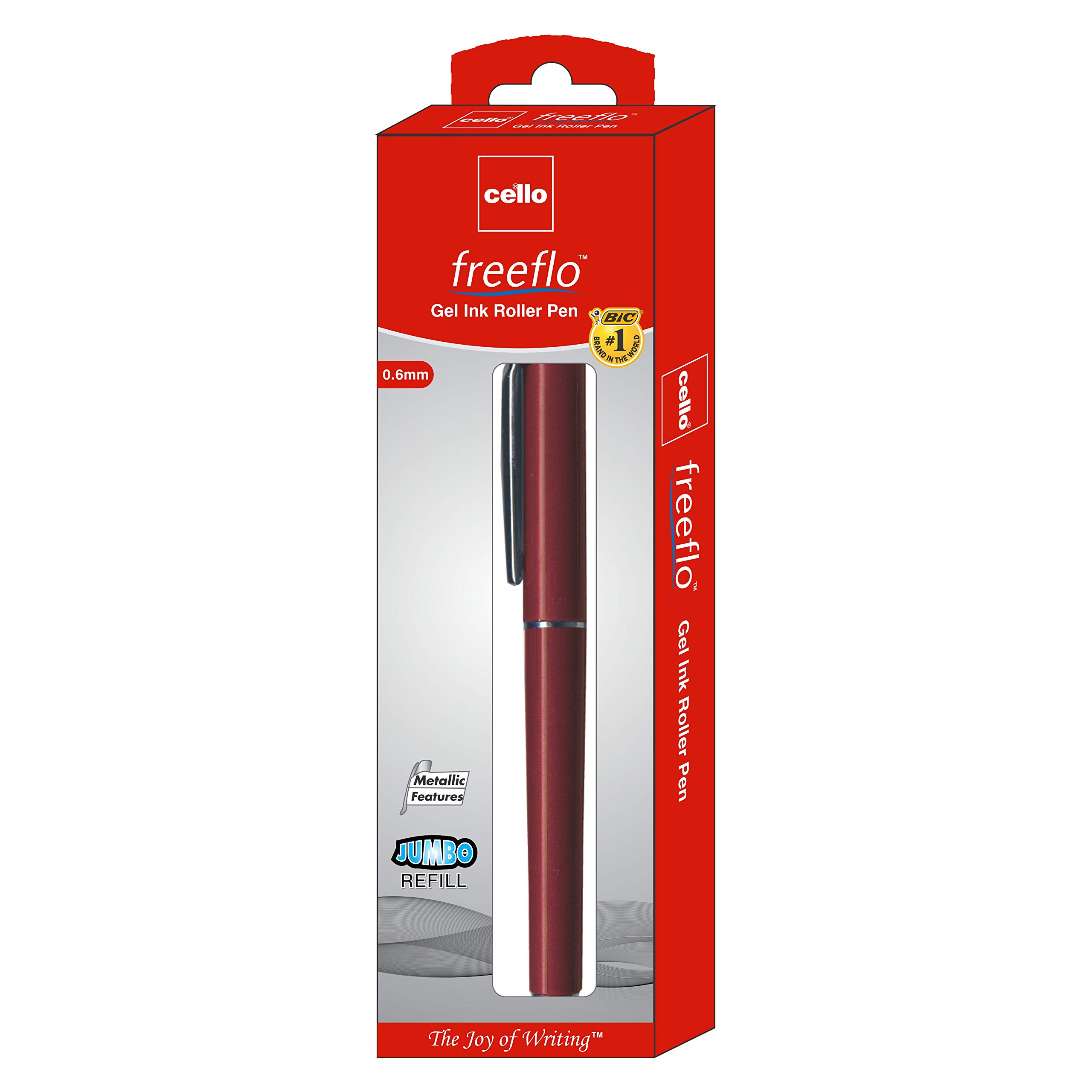 Cello Freeflo Roller Pen - Pack of 10 (Blue) - Image 2 thumbnail