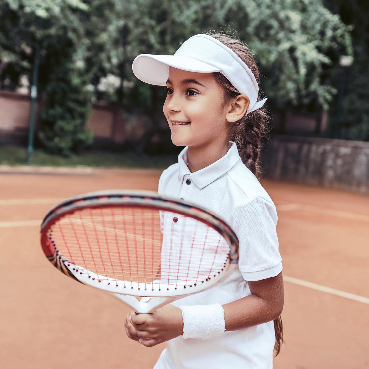 Jastore Sombrero plegable para niños y niñas, de algodón, para deportes, verano, golf, visera