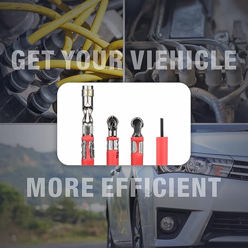 Miniatura 8 de iCrimp Crimpadora de conector de bujía de trinquete para cables de encendido y cables de bujía Diámetro máximo 0.335 in