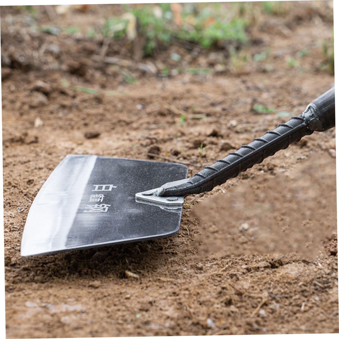 Milisten Hardened Hand Shovel for Gardening Weed Removal Tool Rustproof Push Shovel Blades for Weeding and Soil Cultivation
