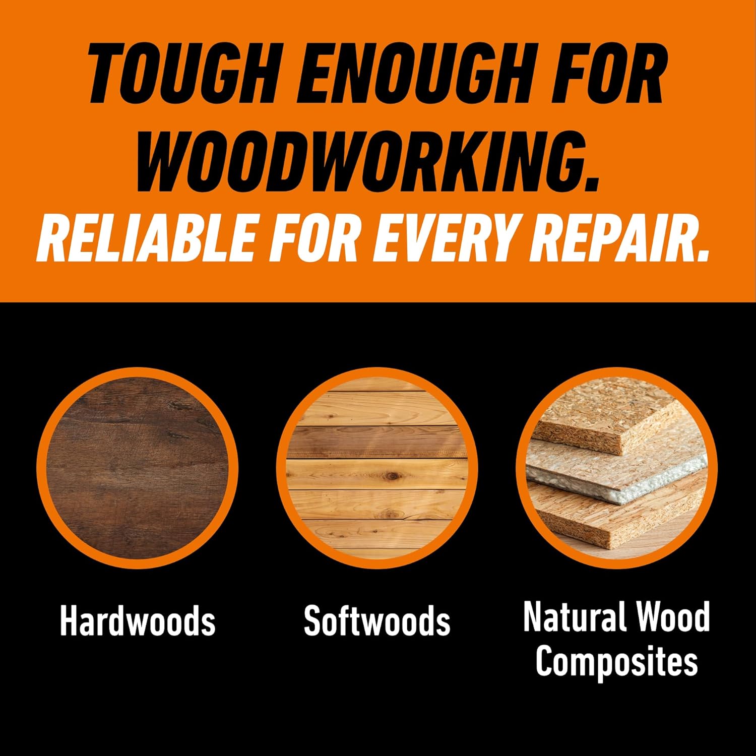 Gorilla Ultimate Waterproof Wood Glue, Natural Wood Color, 18 Ounce (Pack of 4) - Waterproof for Indoor or Outdoor Projects and Repairs