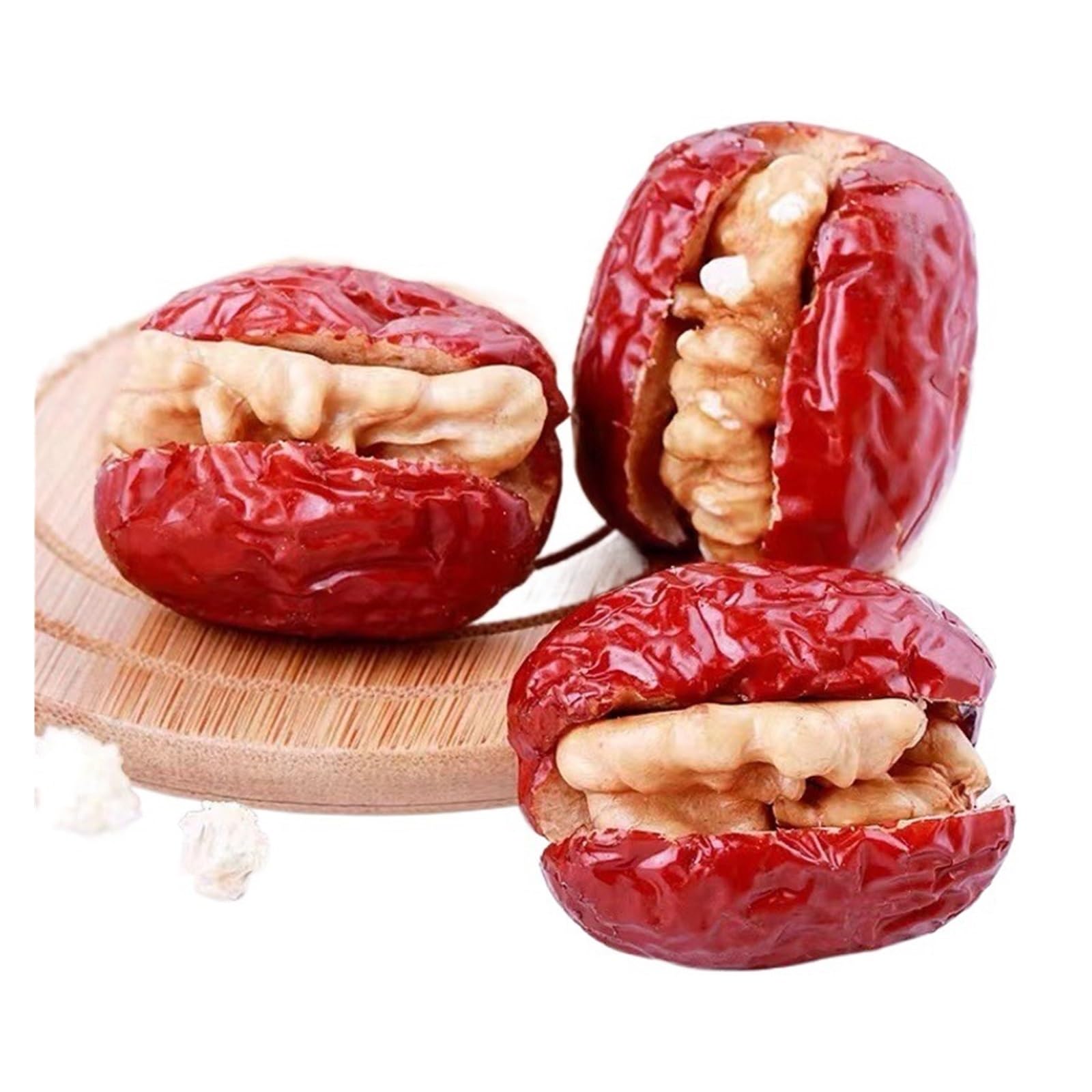 Dátiles Rojos Rellenos De Nueces, Suaves Y Masticables Con Aroma A Dátiles Y Nueces Crujientes(4bag)