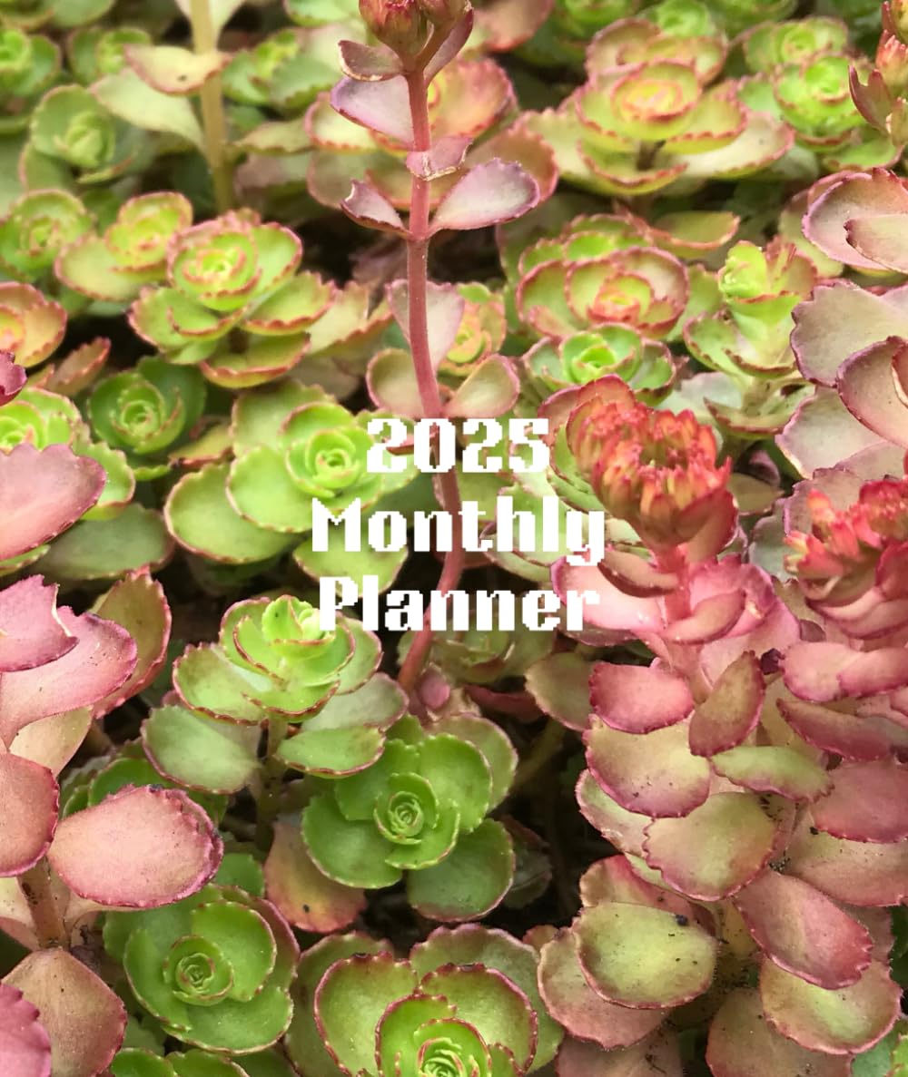 2025 Monthly Planner for Succulent Lovers (Xenophiles)