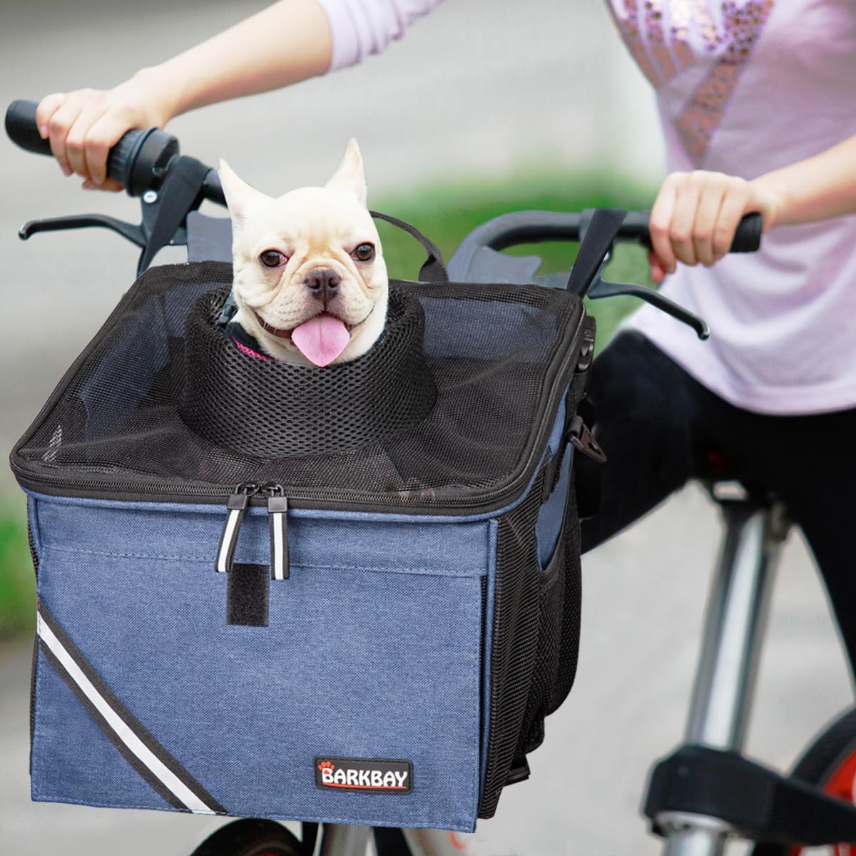 Pet Carrier Bicycle Basket Bag Pet Carrier/Booster Backpack for Dogs and Cats with Big Side Pockets,Comfy & Padded Shoulder Strap,Travel with Your Pet Safety(Classic Blue) Pet Carrier Bicycle Basket Bag Pet Carrier/Booster Backpack for Dogs and Cats with Big Side Pockets,Comfy & Padded Shoulder Strap,Travel with Your Pet Safety(Classic Blue)