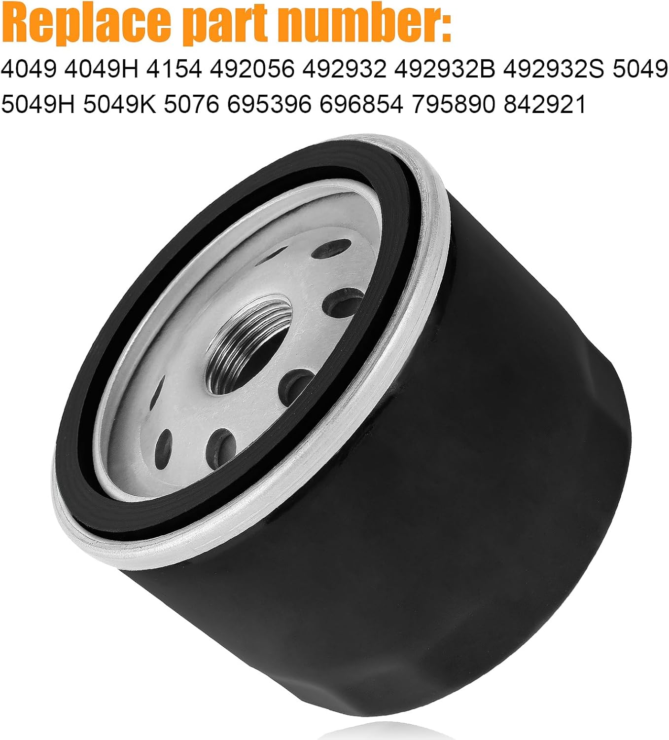 6pc Oil Filter Compatible with Tecumseh 36563 OHV130 OHV135 OHV150 OHV155 OHV165 OHV175 OHV180 TVT69 Kawasaki FB460V FC420V FC540V FD501D FD590V FR651V FR691V FR730V FX481V FX541V FX600V FX730V