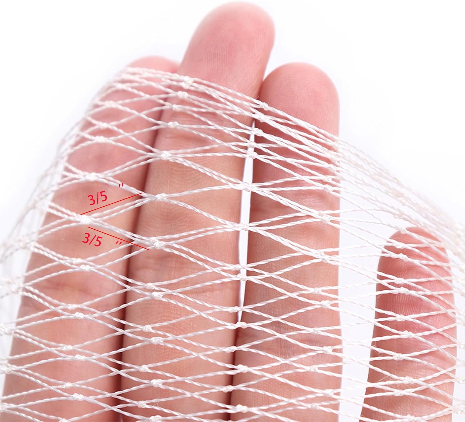 Fishing Net Cast Nets for Fishing Easy Throw Casting Net Handmade Nylon Cast Net 8Ft/10Ft/11Ft/13Ft Height with Heavy Duty Iron Sinker