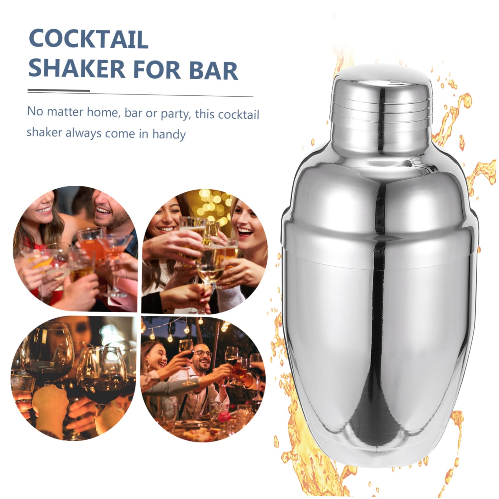Amazon | WATIIFUFU 1個 スノーグラムカップ bar cocktail 