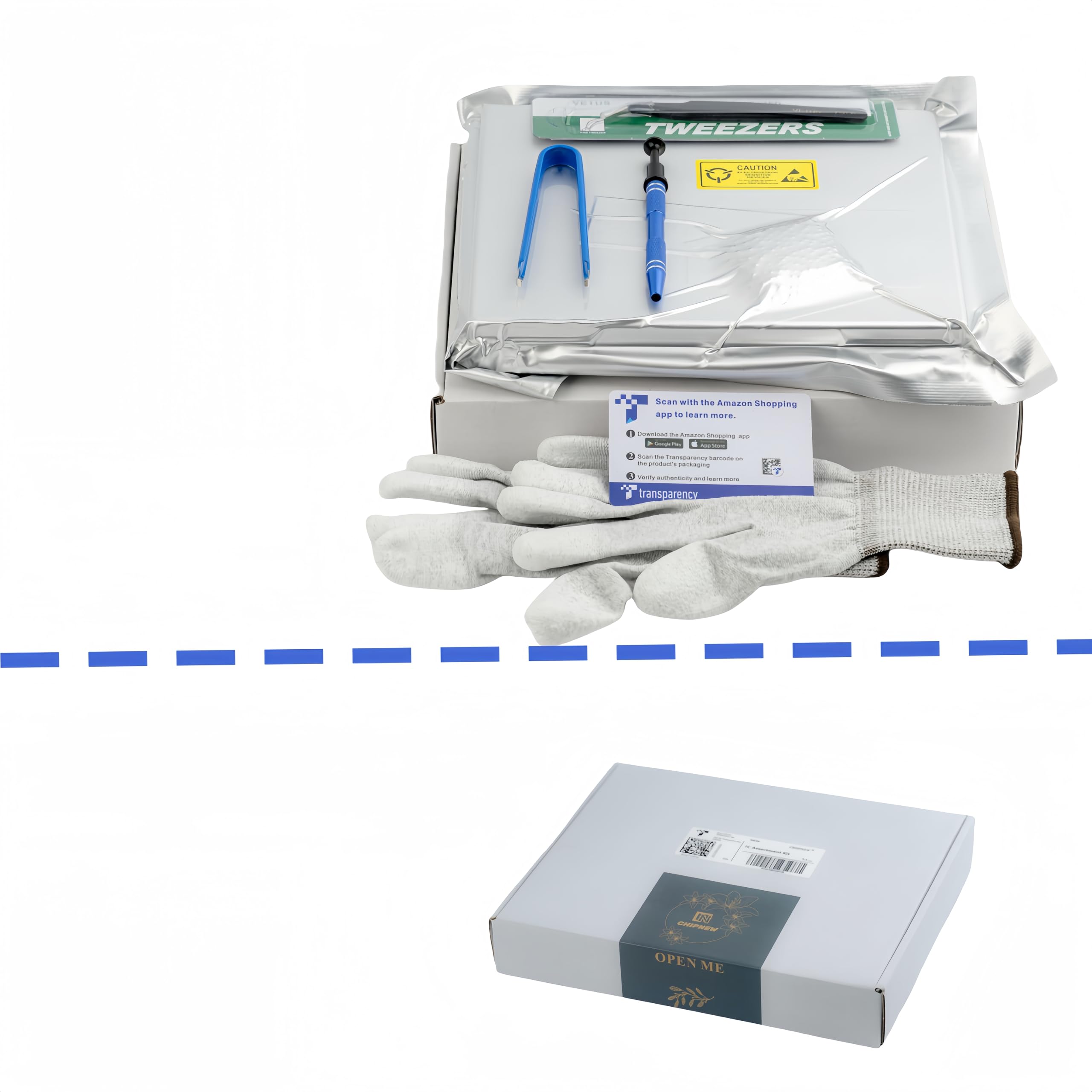 IC Kit Pro Edition 64-in-1 IC Assortment Kit : Logic Gates 74HCxx+CD40xx, 555Timers, LM358 Amplificateurs, Transistors & Plus ! avec Organisateur rembourré & Matériel de protection ESD