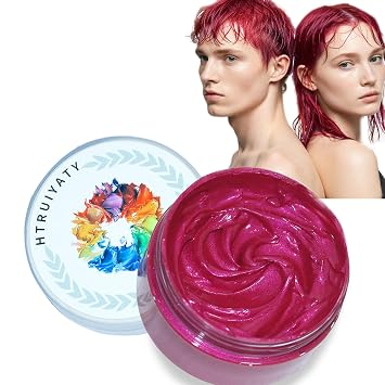 Temporary Hair Color Wax Natural Washable Hair Dye Paint Instant Hair Color Spray Styling Mud For Kids Adult Cosplay Halloween Party