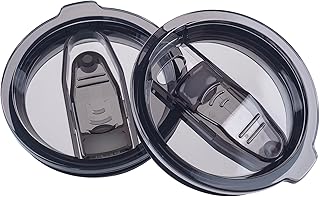2 Replacement Lids for 20oz Stainless Steel Tumbler Lids-Replaces Only Covers With a Top Diameter of 3.4 inches（Bottom Diameter of 3.23 inches）