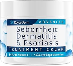 Roycederm Seborrheic Dermatitis Cream, Scalp Treatment for Psoriasis, Folliculitis, Dry Scalp, Dandruff, Anti-Itch Cream for Soothing Relief