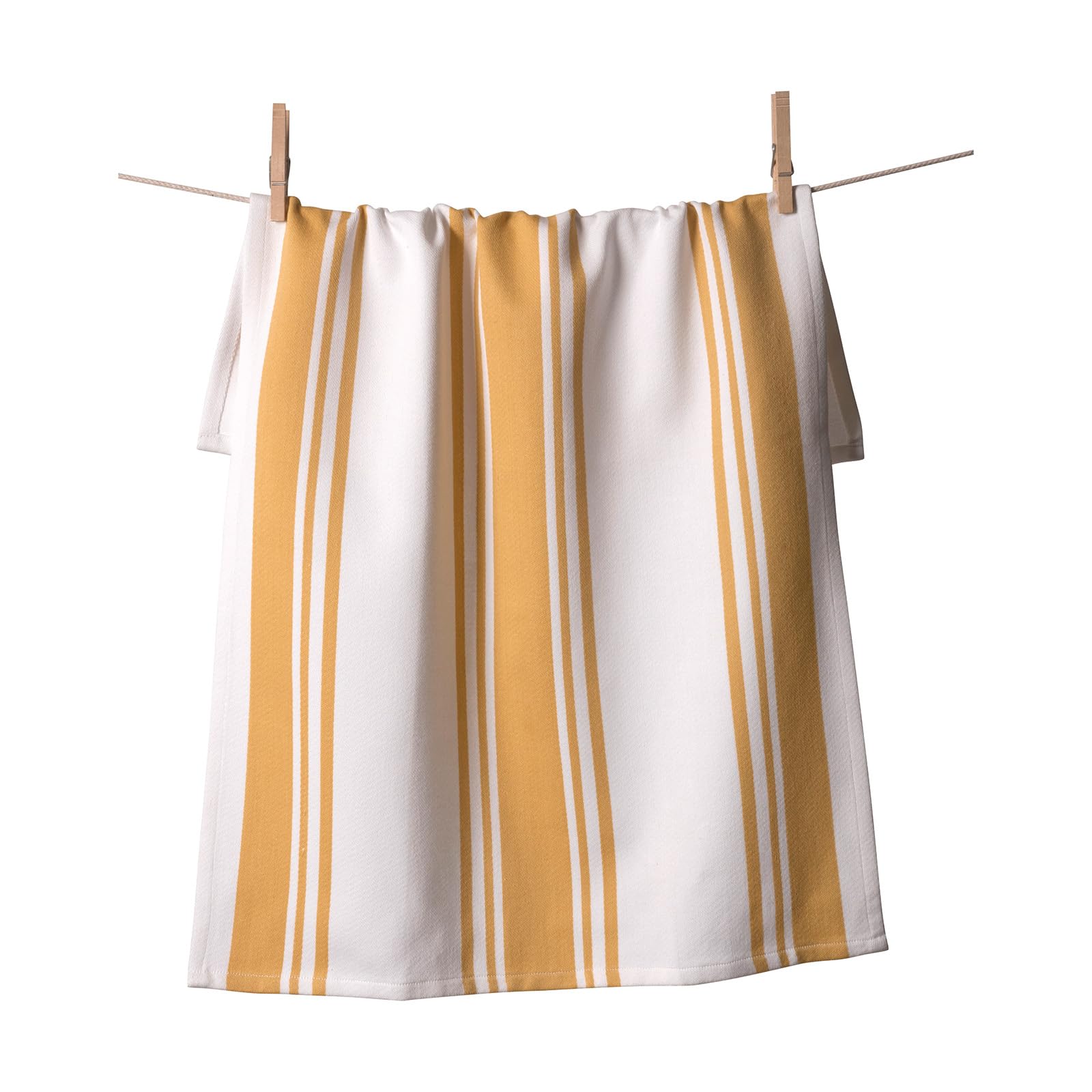 KAF Home Torchon de Cuisine surdimensionné, 100% Coton, Ocre