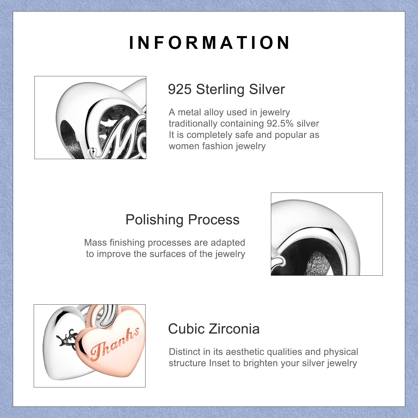 RMMY Charm 925 Sterling Silver Mom Heart Cat Movie Dog Pendant Dangle Beads for European Necklaces and Bracelets Valentine's Day Mother's Day Gifts