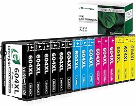 604XL Compatible Ink Cartridge for Epson 604 XL for Epson Expression Home XP-2200 XP-2205 XP-3200 XP-3205 XP-4200 XP-4205 Workforce WF-2910 WF-2930 WF-2935 WF-2950 (Pack of 15)