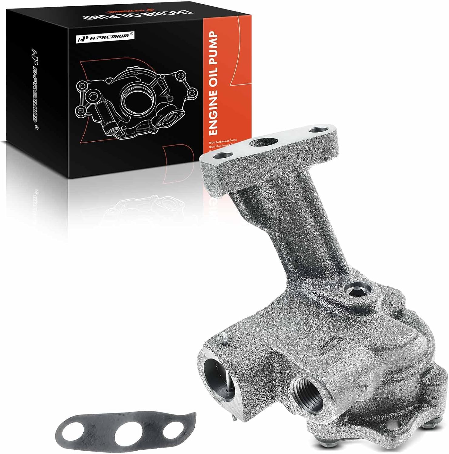 A-Premium Standard Volume Oil Pump with Gasket Compatible with Ford F-100, F-150, F-250, F-350, Mustang, E-250/E-350 Econoline Club Wagon, Bronco, Custom & Lincoln Continental & Mercury