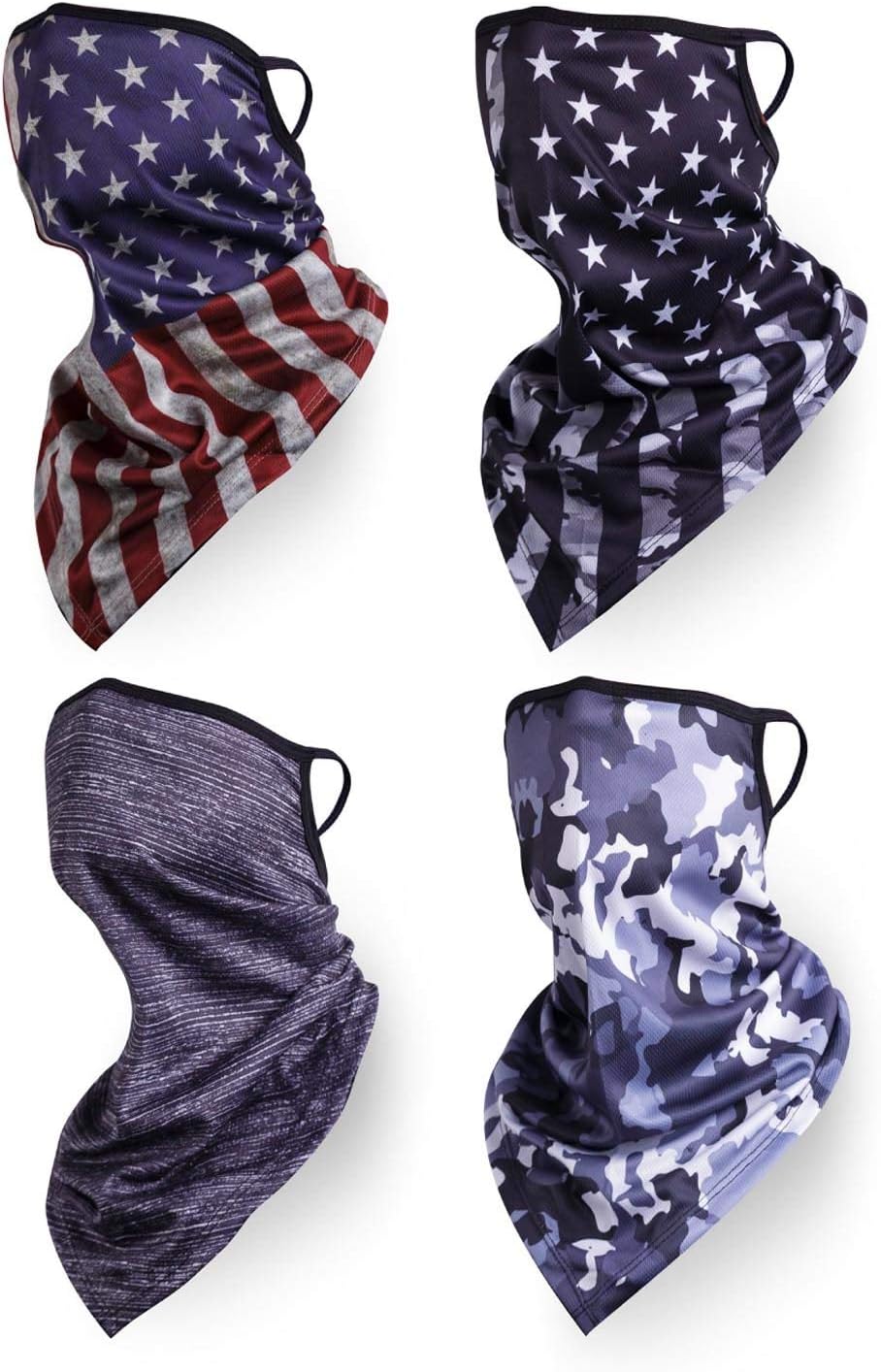 KAWAKARPOFace Mask Protection-Dust UV Aerosols Reusable Washable Neck Gaiter Bandana