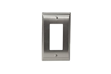 Amerock BP36504G10 Candler 1 Rocker Wall Plate - Satin Nickel