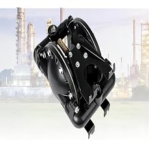 QBY4-25L Air Operated Double Diaphragm Pump 1 inch Outlet 35 GPM Pneumatic Transfer Max 120 PSI Industrial Use Chemical Waste Oil Dual Dissepiment Nitrile Fluorine Rubber by Cast Iron Aluminum Alloy