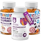 DR. MORITZ Kids Magnesium Citrate Gummies Orange Flavor (120 Count) and 200 mg Calm Magnesium Gummies for Adults in Raspberry Flavor (30 Count) - No Added Sugar & Non-GMO