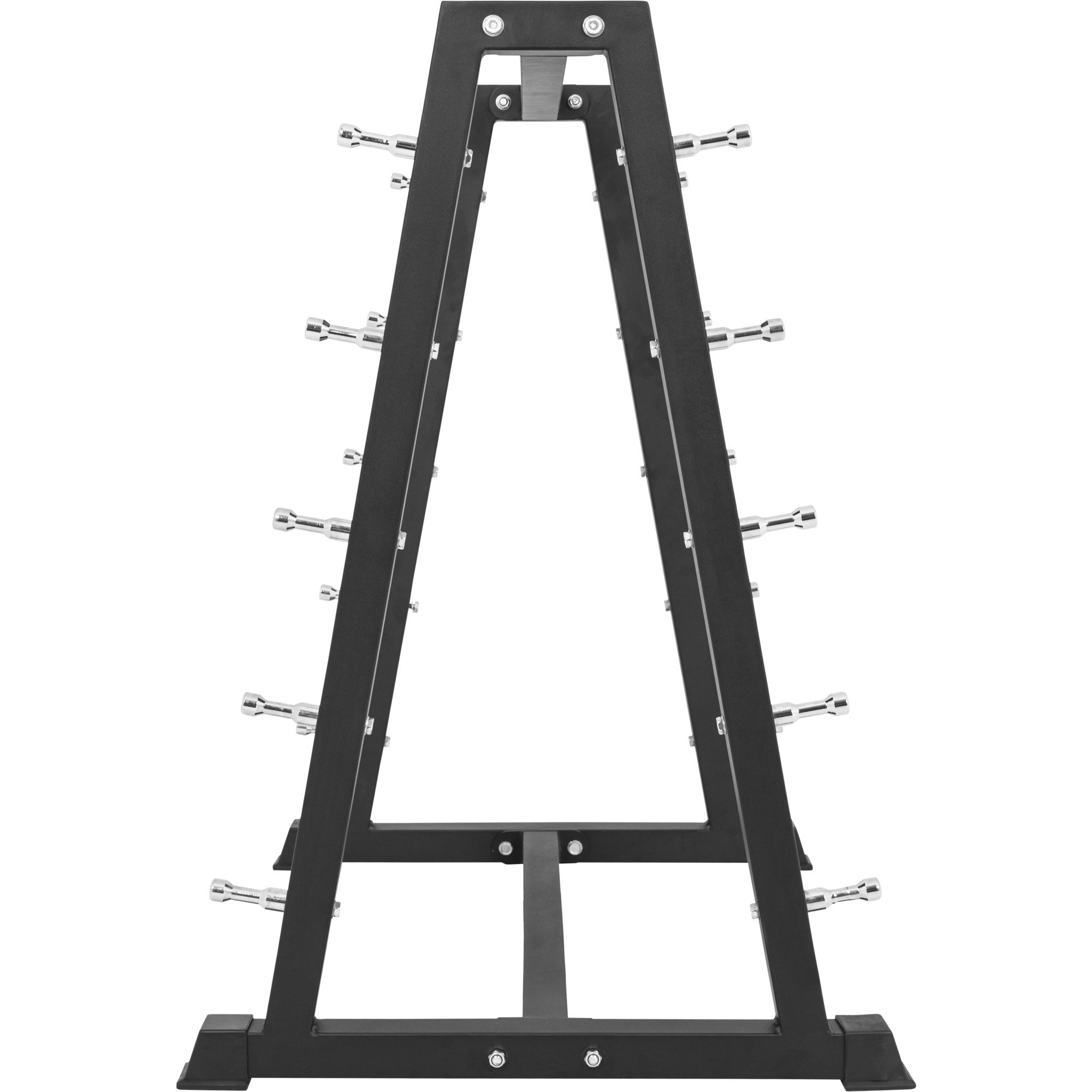 GORILLA SPORTS® Rastrelliera per Bilancieri - 113 x 89 x 79cm, Carico Massimo 400kg, Gomma, Nero - Supporto Bilanciere e Barre, Porta Pesi, Rack, Sollevamento, Fitness, Palestra, Allenamento