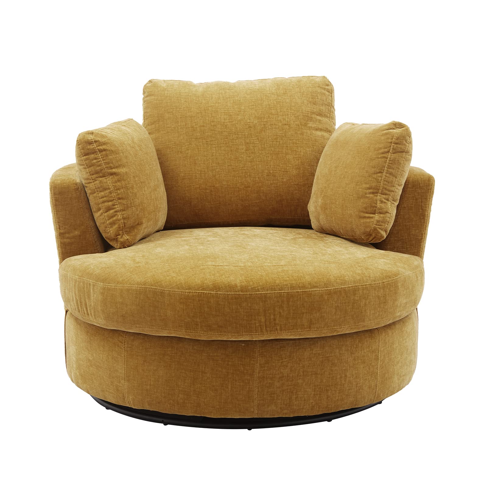 Buy Setawix Swivel Barrel Chair Swivel Accent Sofa with 3 Pillows 360