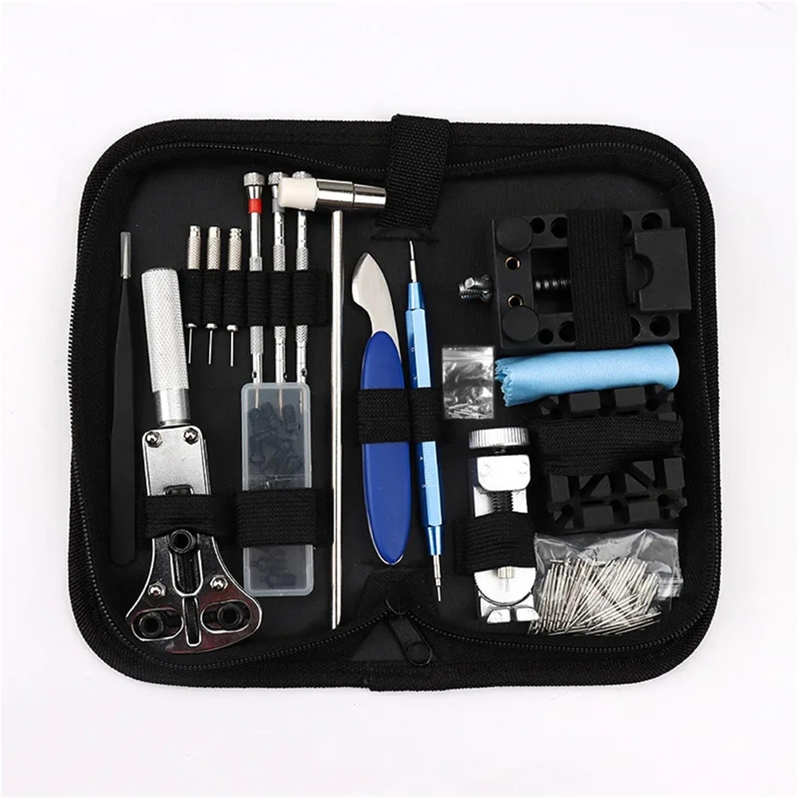 Uhrenreparatur-Sets Werkzeuge zur Uhrenreparatur Uhrenpflege Einstellen von Uhrenarmbändern Batteriewechsel 147 Teile Demontage und Montage