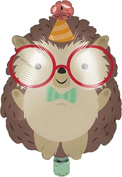 Hedgehog Party Shaped Mylar Balloon, 1 ct