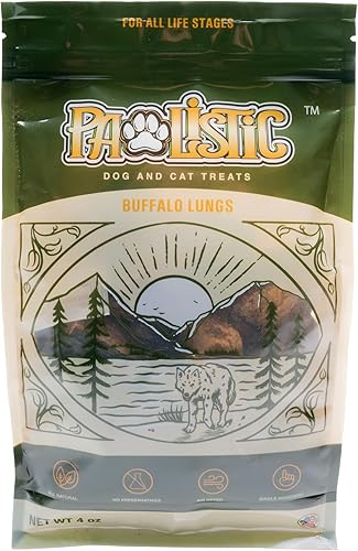 Miniatura 3 de Golosinas Buffalo Lungs para gatos y perros- 4oz