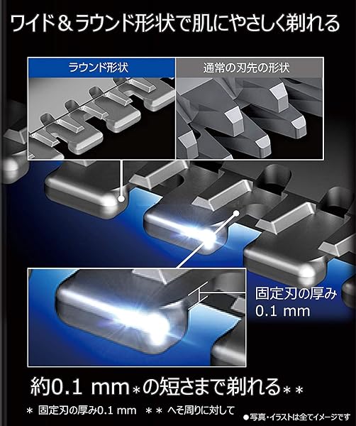 パナソニック ボディトリマー® ボディシェーバー VIO対応 お風呂剃り可 メンズ 白 ER-GK60-W - 3