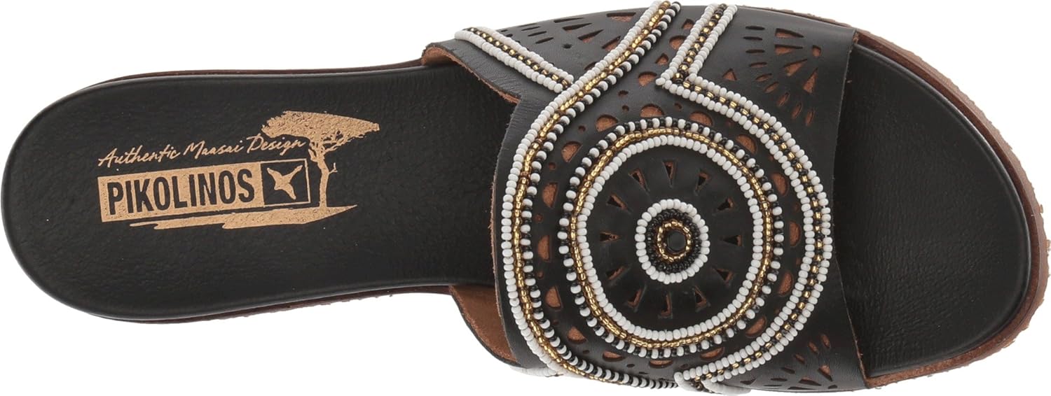 PIKOLINOS Womens Antillas W5K-MA0547 Slide Sandals, Black, 40 EU / 9.5-10 US