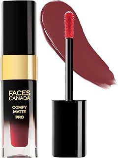 FACESCANADA Comfy Matte Pro Liquid Lipstick - Call Me Chocolate 07, 5.5 ml | 10HR Longstay | Intense Color | Macadamia Oil Price In India