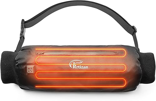 Heated Hand Warmer Pouch,Hand Warmers Poucn with 3 Levels Heating, Ideal for Football, Camping,Hunting, Portable and Waterproof Football Hand Warmer