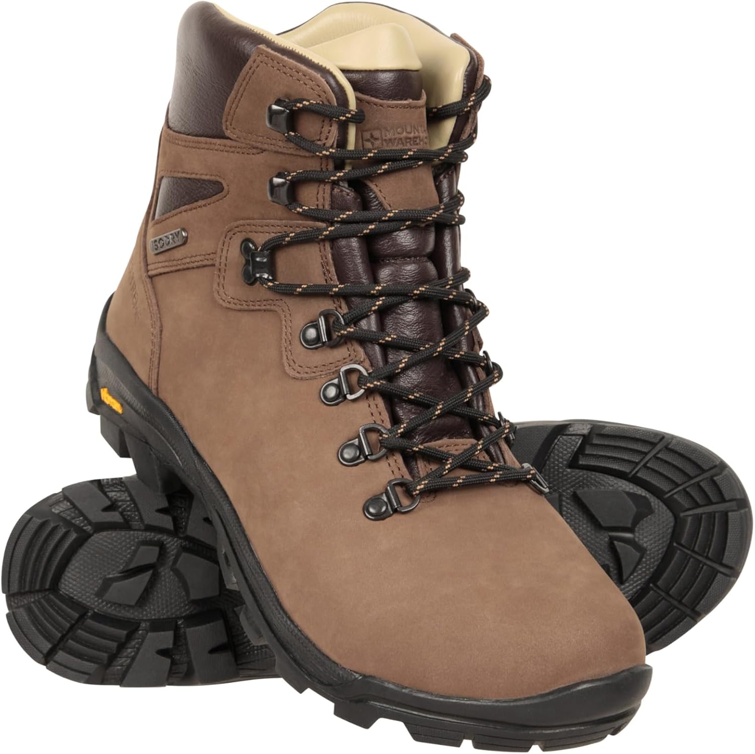 Vibram Long Leather Walking Boots Womens Women's Waterproof Vibram