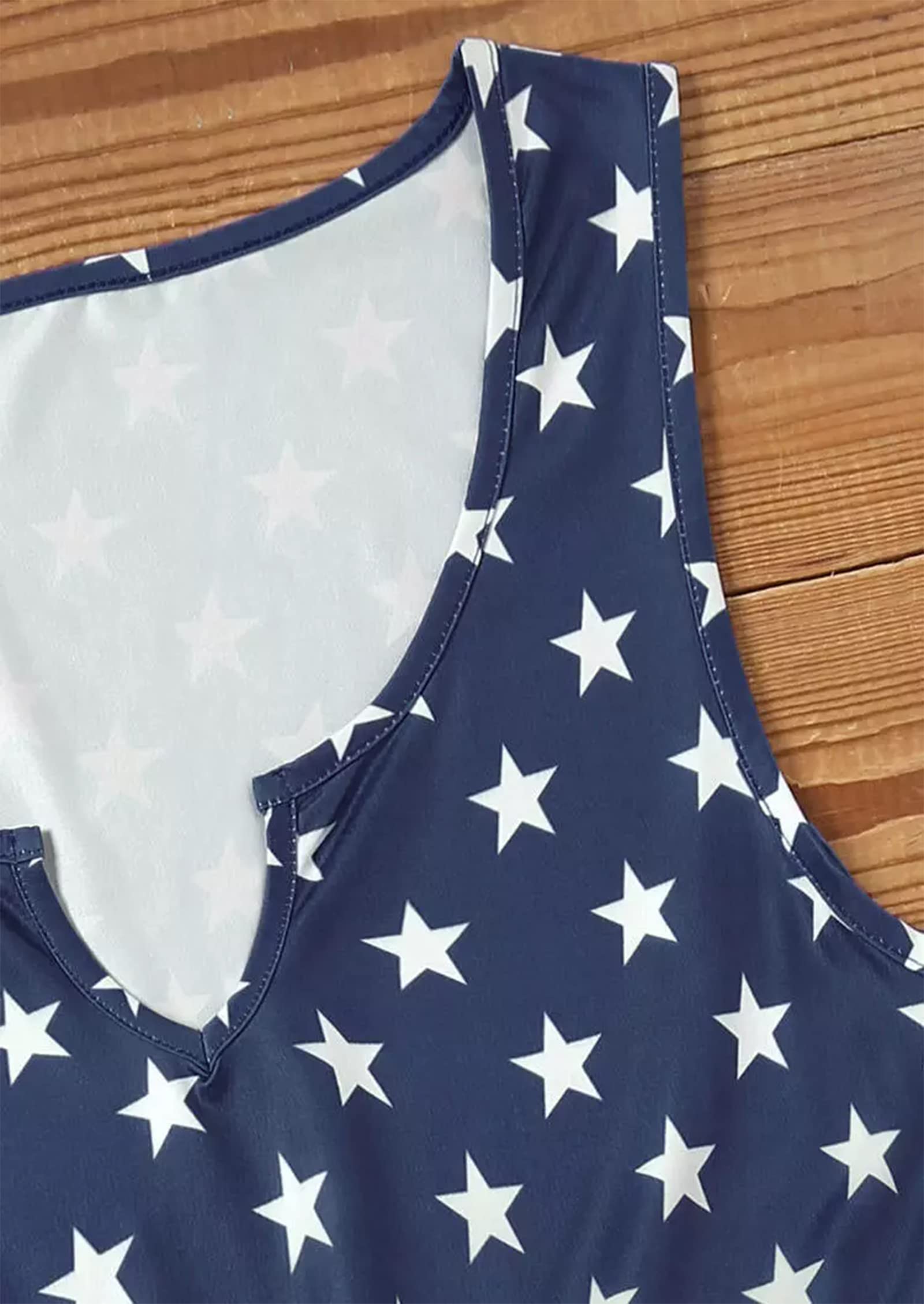 knee length dresses for ladies Stars and Stripes Forever: Women's Patriotic American Flag Dress 1x / American Flag main image 1