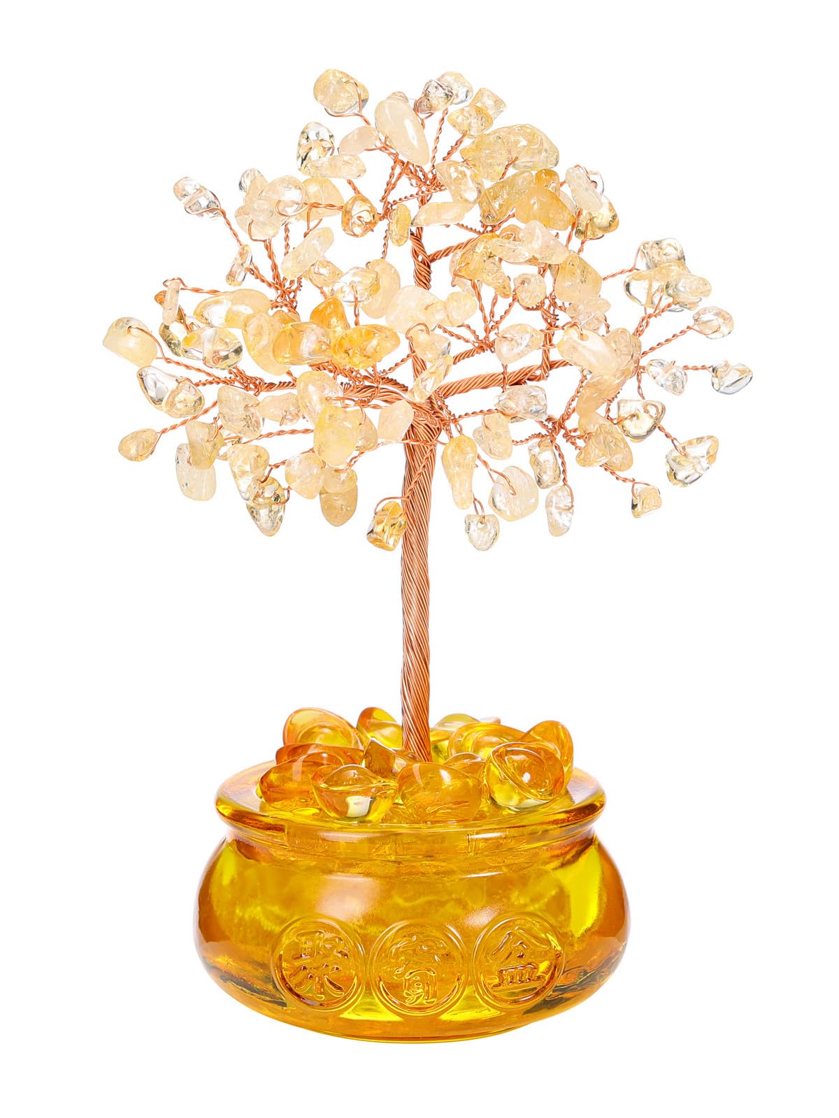 Arbre de vie citrine pierre naturelle fengshui bibelot maison