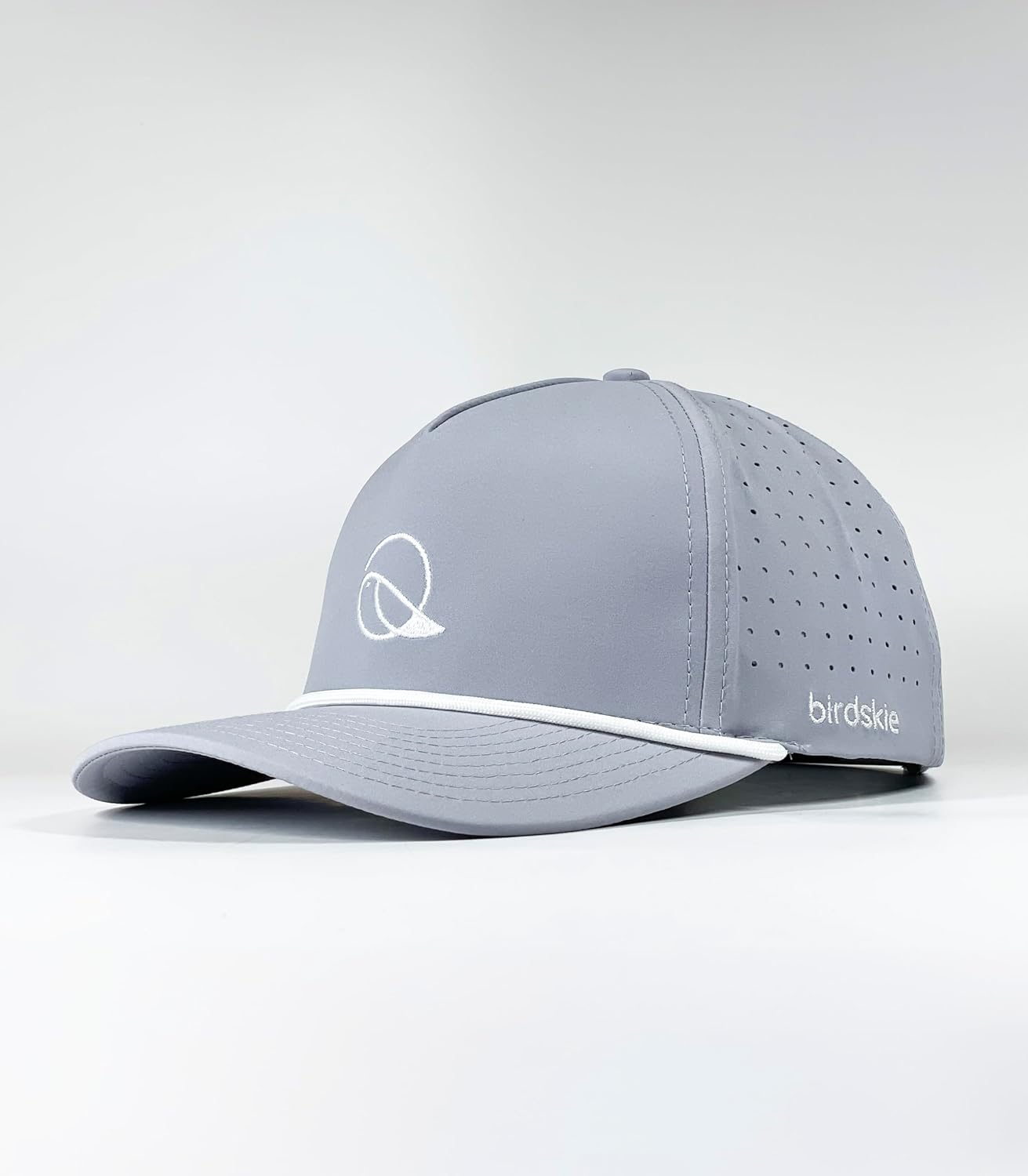 Golf Hat Snapback with Rope Design, Breathable, Quick Drying, High Performance, The Captain Golf Cap Gray - Image 2