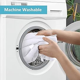 HOMEXCEL White Microfiber Cleaning Cloth, 100 Pack Cleaning Towels for Kitchen, Lint Free, Scratch-Free, Highly Absorbent, and Reusable Cleaning Rags for House, Window and Glass, Cars, 11.5 X11.5 inch