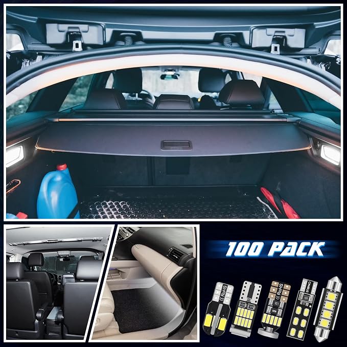 Kit 100 Bombillas LED T10 para interior de auto miniatura 7