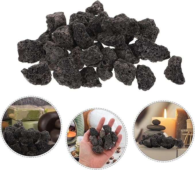 Difusor de Aromas con Piedras Volcánicas LALADEFIEE Negro miniatura 8