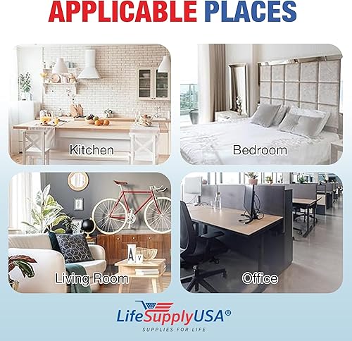 Miniatura 5 de LifeSupplyUSA - Filtro de repuesto para filtro de aire HEPA 04913 compatible con filtros de aire de alta eficiencia Hamilton Beach 04162, 04163 y