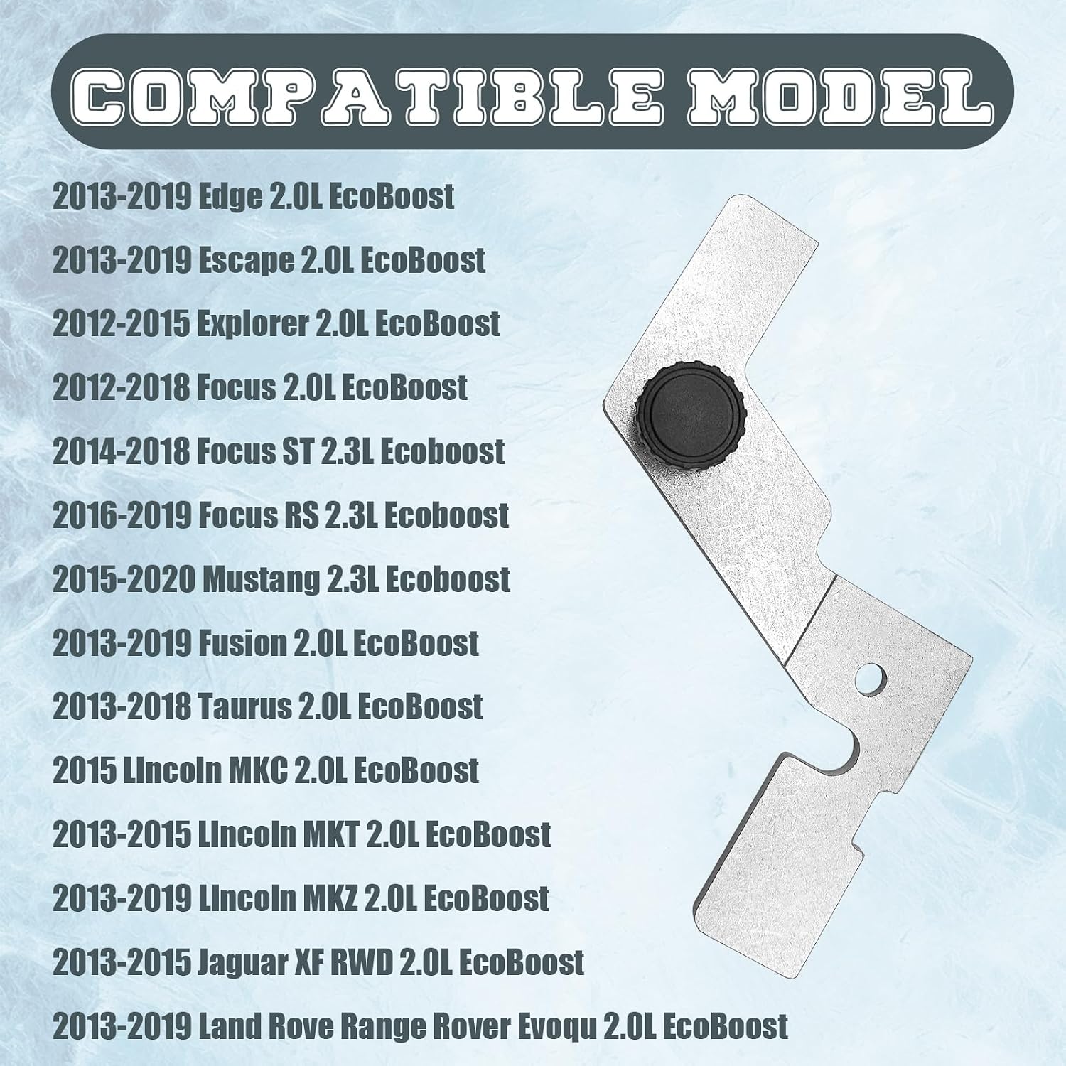 Engine Timing Tool Kit Compatible with Focus Fusion MKC MKZ MKT Range Rover EcoBoost Engine Replaces 303-507, 303-1521, 303-1565