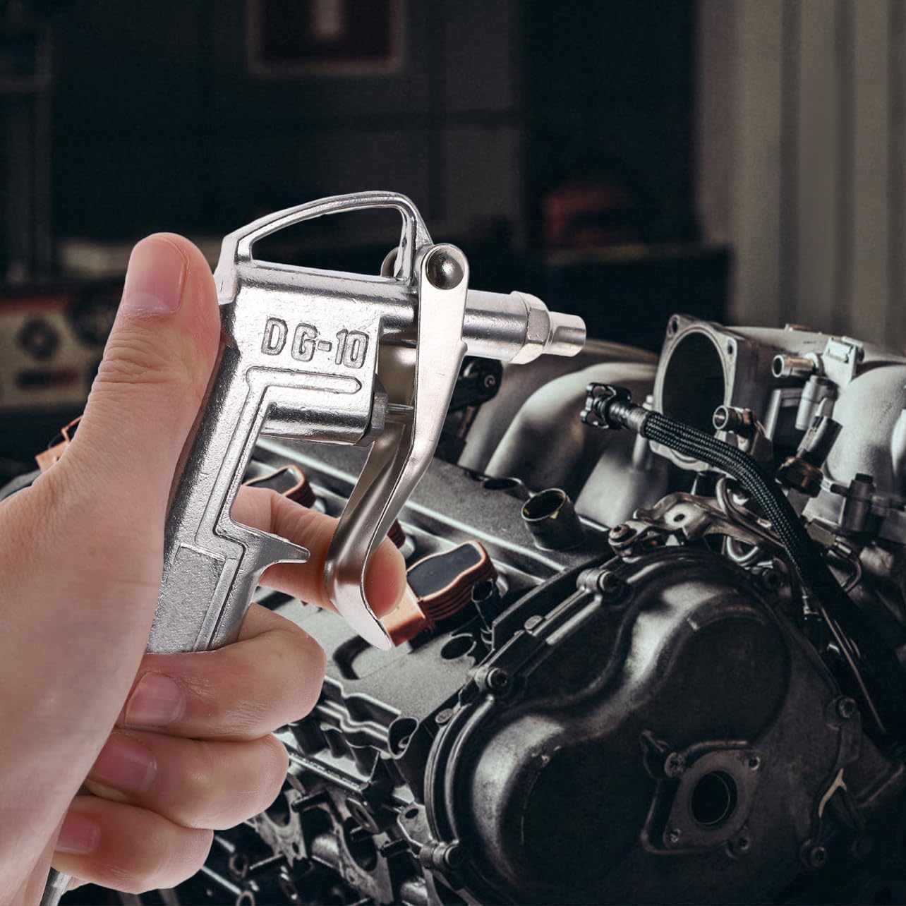 NUOBESTY High Blower Tool with Durable Pneumatic Dust Blowing for Car Detailing and Cleaning Applications