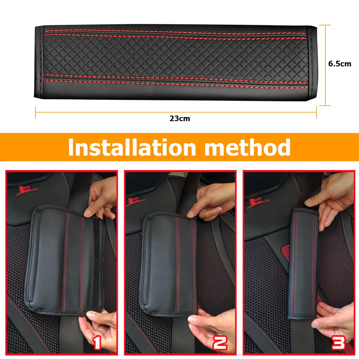 CGEAMDY Lot De 2 Protège-Ceintures De Sécurité Voiture En Peluche Ultra-Douce – Coussin Épaulières Gris Confortables, Anti-Frottement Et Anti-Irritation