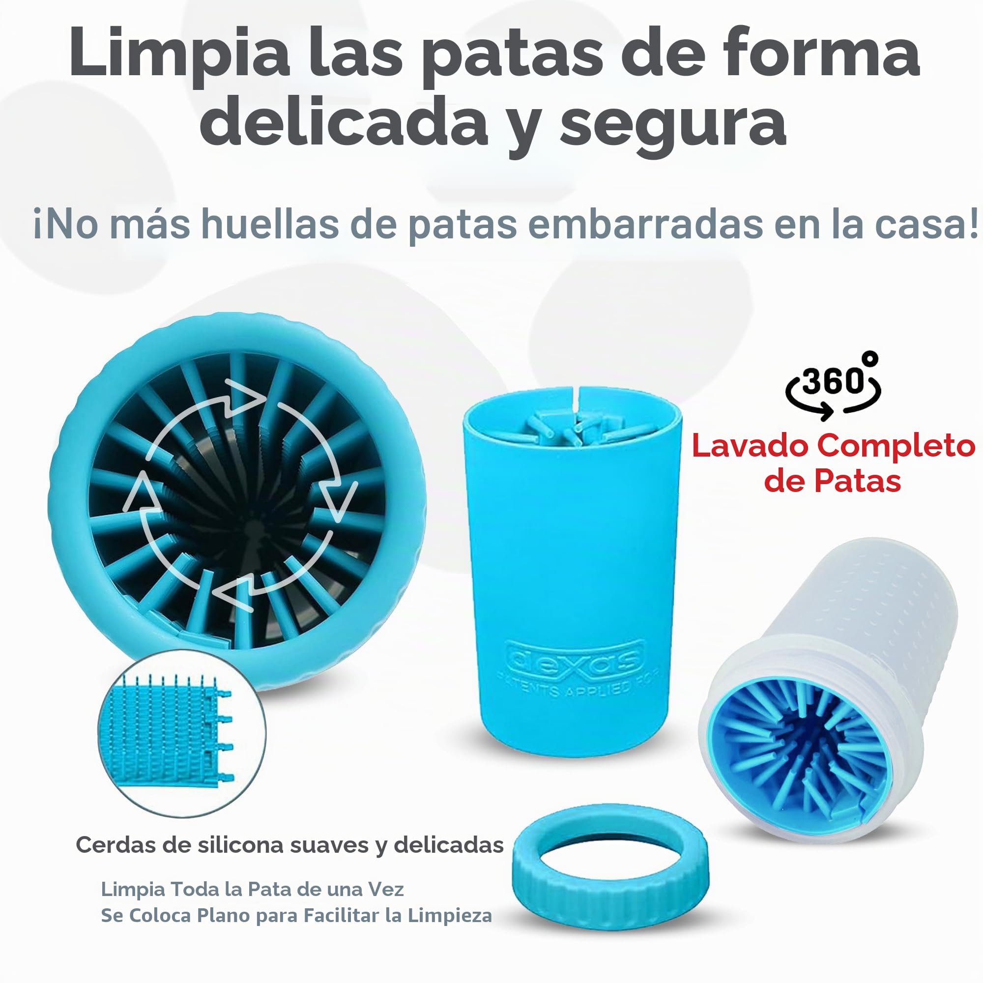 Dexas - Limpiador portátil de Patas de Perro MudBuster