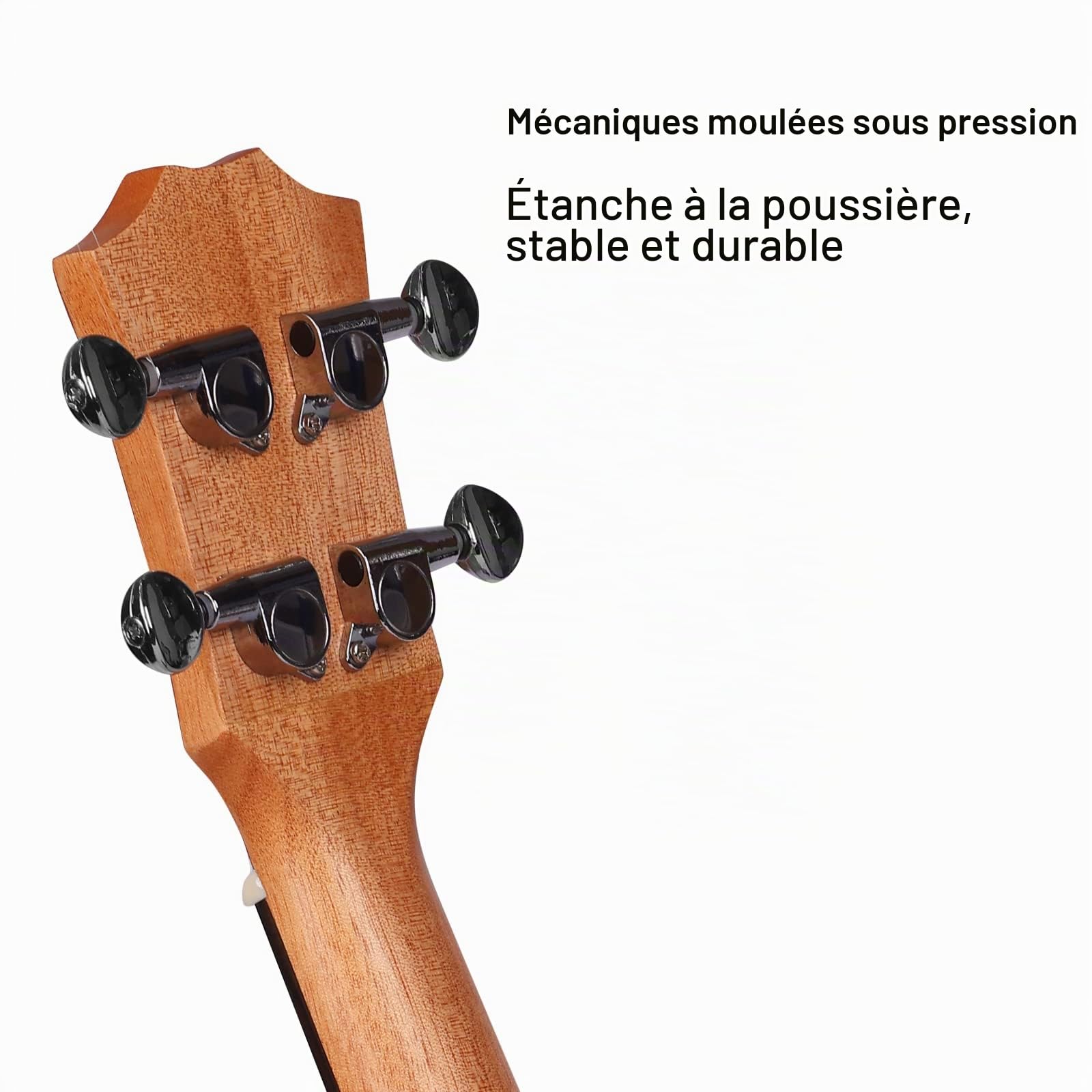 Winzz Tenor Ukulélé Adulte, Ukulele Débutant Set 26 Pouces Avec Support Ukulele et Capodastre (Acajou, Mat)