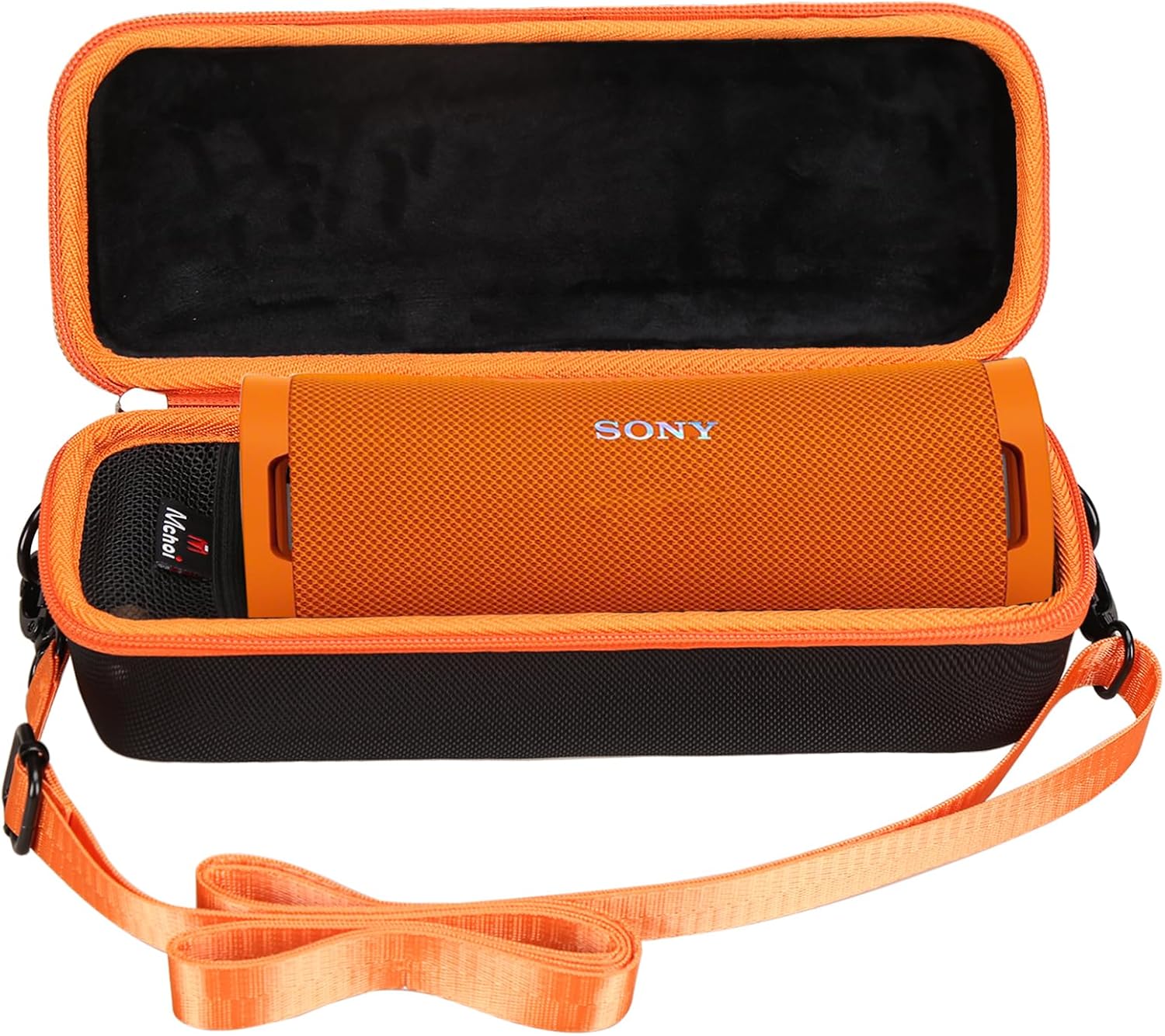 Mchoi Hard Travel Case Fits for Sony ULT Field 1 Wireless Ultra Portable Bluetooth Compact Speaker (Orange), Case Only - Image 2