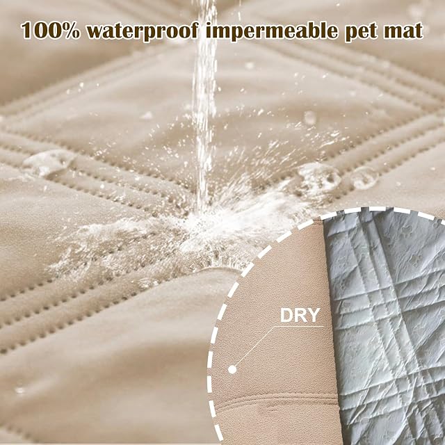 Foto 2 de 7 de BLGVGKLPNT Manta Impermeable para Perros, sofá o Mascotas, Antideslizante, protección para Muebles, Lavable
